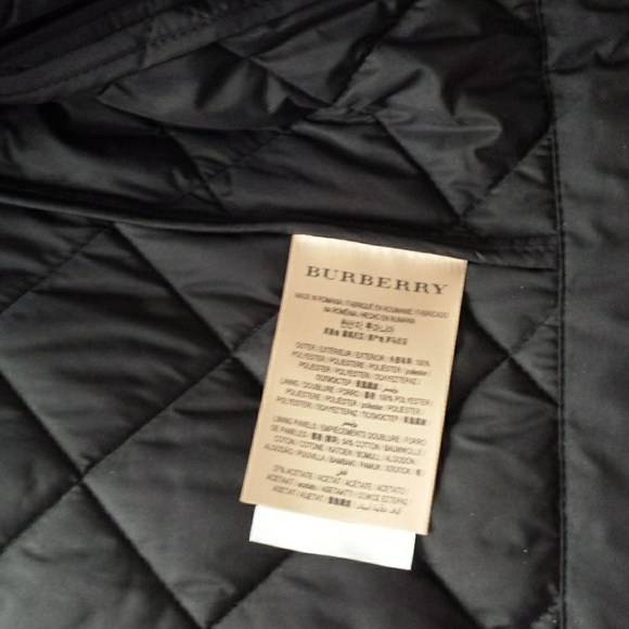 New Burberry Pensham Check Cuffs Quilted jacket    - Picture 6 of 7